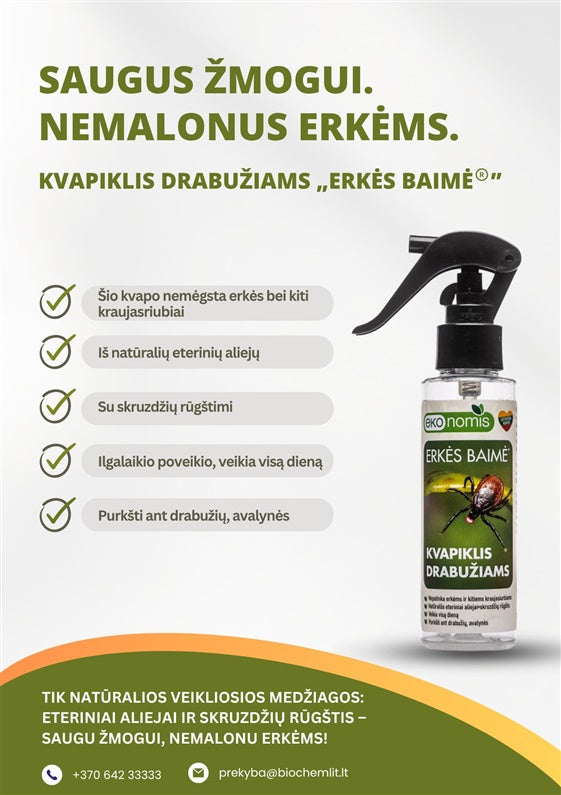 KVAPIKLIS DRABUŽIAMS ERKĖS BAIMĖ 100ML