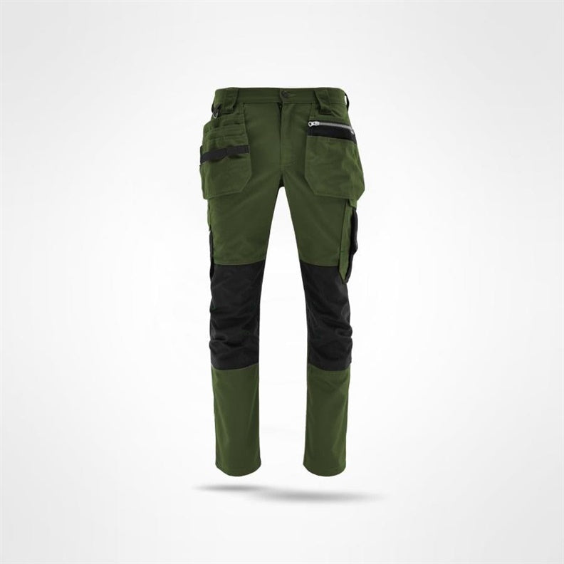 Work trousers Sara Workwear Comfort, green, size XL