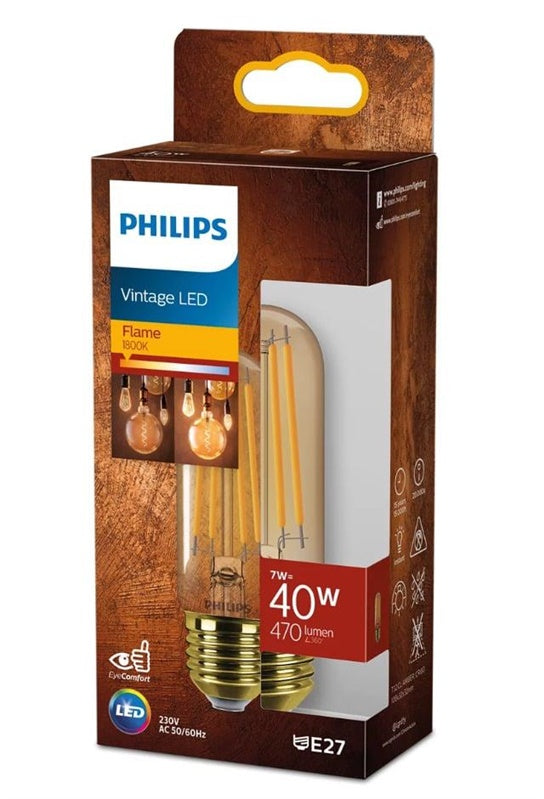 Light Bulb Philips LED, T32, E27, 7W, 470LM, 1800K, AMB