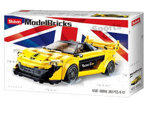 Konstruktorius Sluban Super car Yellow M38-B0956, plastikas