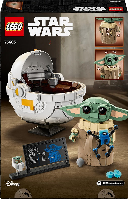 LEGO® Star Wars Grogu™ with Hover Pram, 1048 vnt.