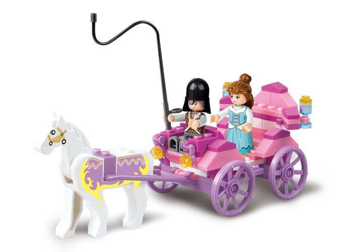 Konstruktorius Sluban Princess carriage M38-B0239, plastikas