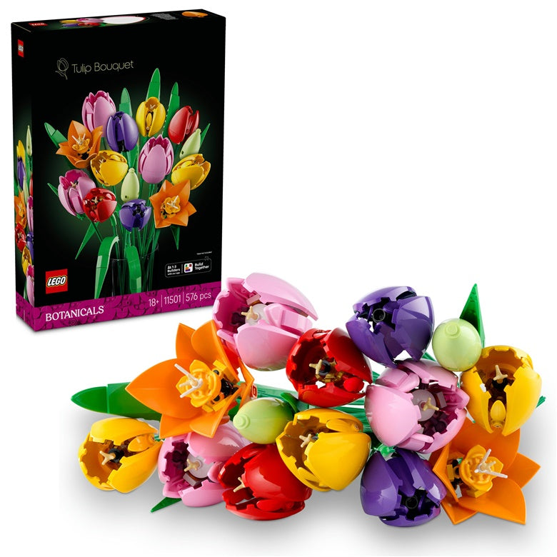 Konstruktor LEGO® Botanicals Bukiet tulipanów 11501 576 elementów.
