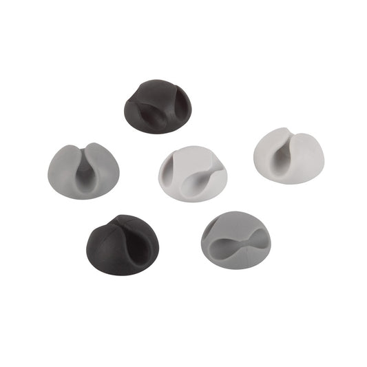FIKSATORIAI KABELIAMS 19MM 6VNT