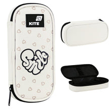 Pencil case without accessories K26-662-17, 21 cm x 8.5 cm, white