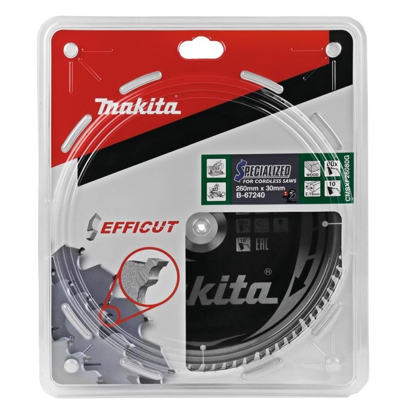 Makita Efficut Cutting Disc, 260 mm x 30 mm