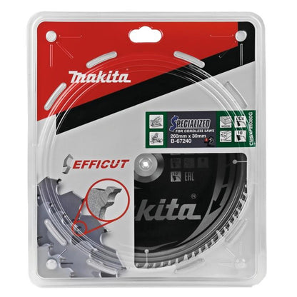 Makita Efficut Cutting Disc, 260 mm x 30 mm