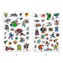 Rinkinys tatuiruotėms Djeco Superheroes DJ09614