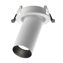 Maytoni Artisan recessed light, GU10, 10 W, white