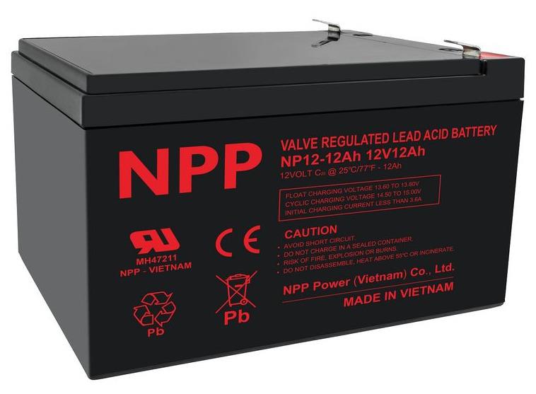 Akumuliatorius NPP, 12V 12AH