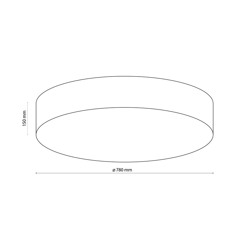 Ceiling lamp TK Lighting Rondo 2443, 90 W, E27