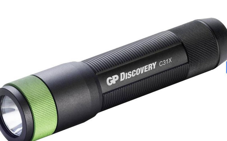 Handheld flashlight GP 4891199214479, IPX4