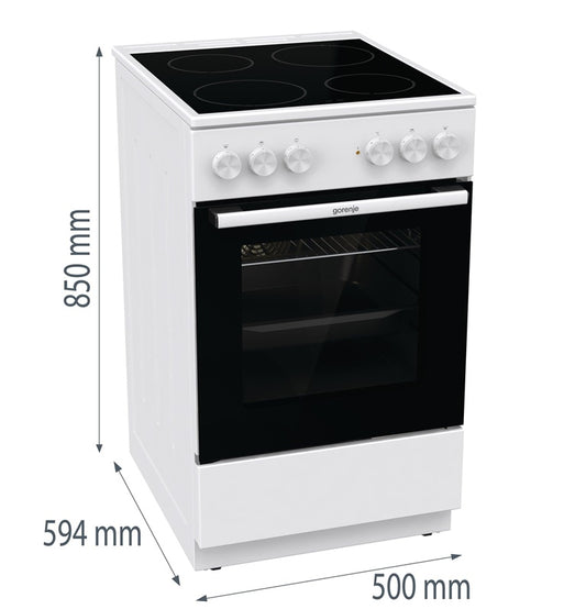 Kuchenka gazowo-elektryczna Gorenje GEC5A41WG