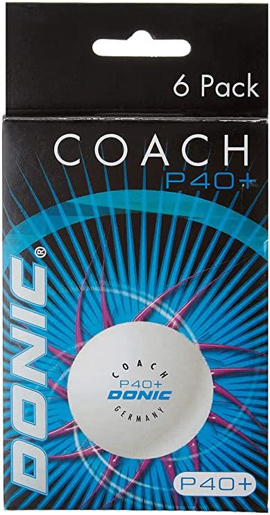 Table tennis ball Donic P40+, 6 pcs.
