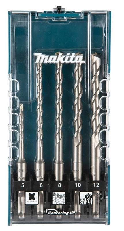 Makita Concrete Drill Bit Set, SDS-PLUS, 5 pcs.