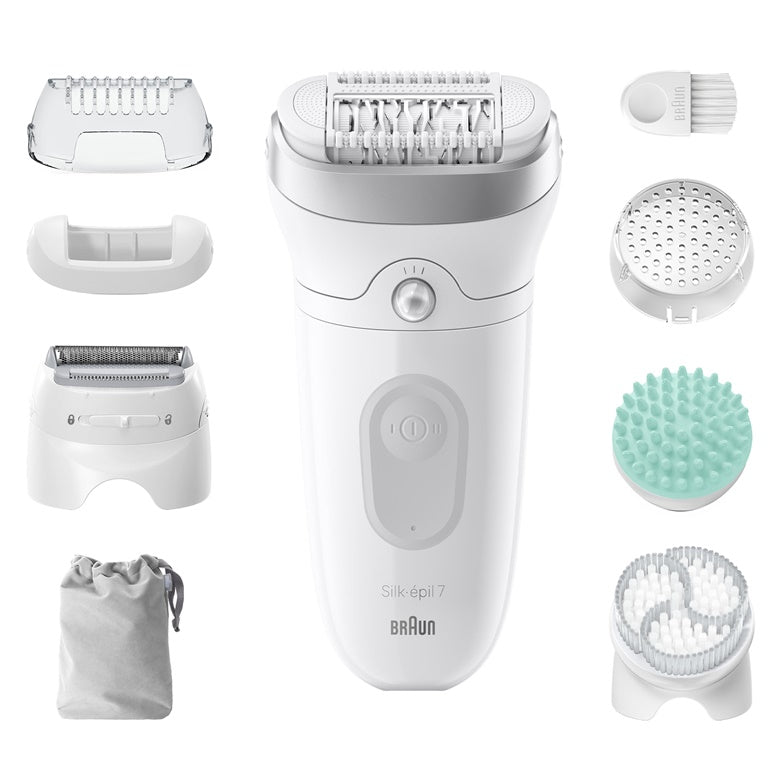 Epilator Braun Silk•épil 7 SkinSpa SE7-081, white