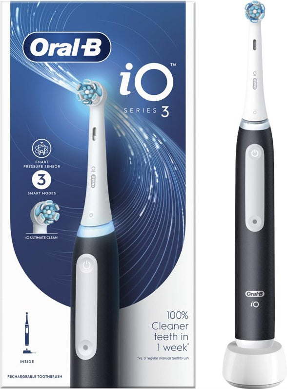 Elektryczna szczoteczka do zębów Braun Oral-B iO Series 3, czarna