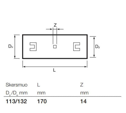 Drenažo vamzdžių jungiamoji mova Wavin, Ø 113 mm