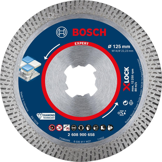 Diamond cutting disc BOSCH X-LOCK 125x1.6x10 mm