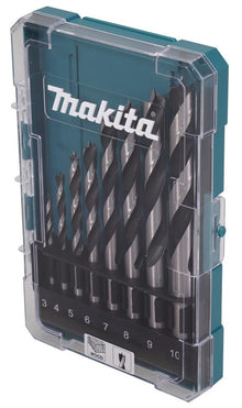 Makita wood drill bit set, 3-10mm, 8 pcs