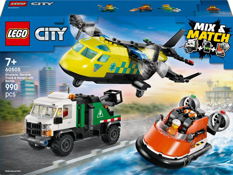 Konstruktorius LEGO® City Lėktuvas 60505, 990vnt.