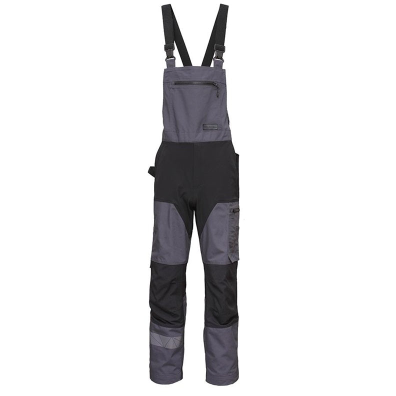 BoSafety Cirius Work Bib and Brace Overalls, black/grey, size 48