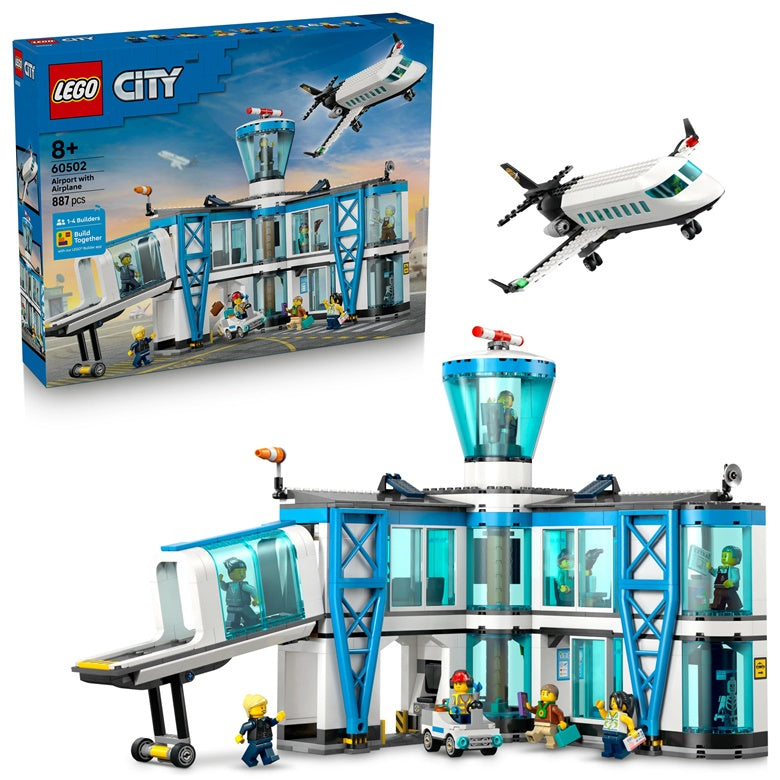 LEGO® City Lotnisko z samolotem 60502 887 el.