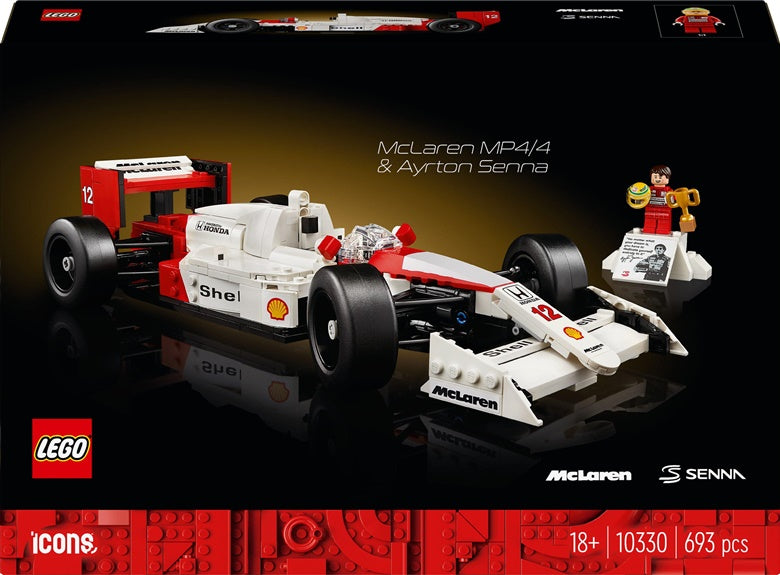 LEGO Icons McLaren MP4/4 & Ayrton Senna