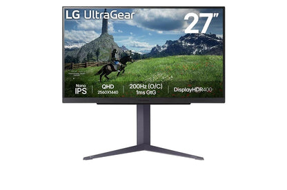 Monitor LG, 27GS85Q-B.AEU, IPS, 180 Hz, QHD, 27"