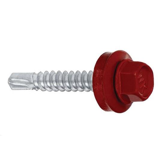 Wkręt samowiercący Wkret-Met WF, RAL3011, 4.8 mm x 19 mm, 250 szt.