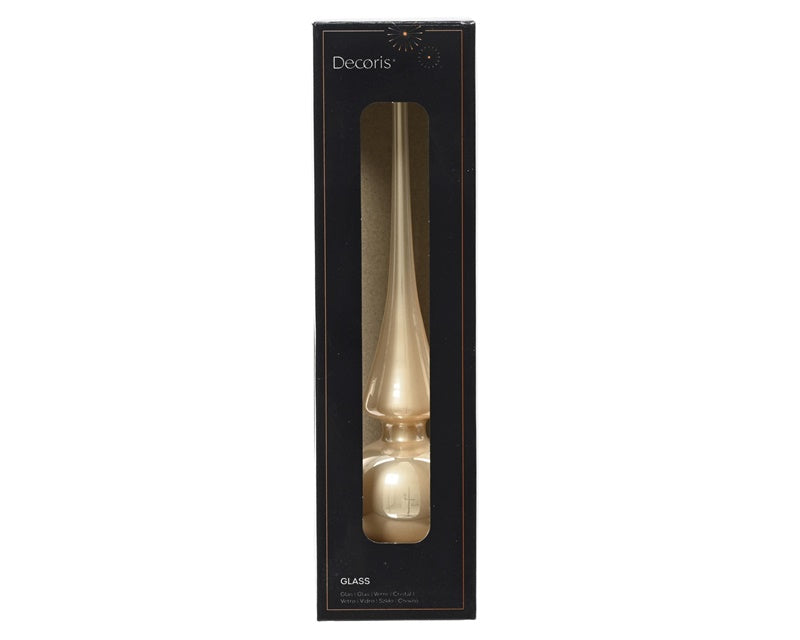 Eglės viršūnė Decoris 113119, aukso, stiklas