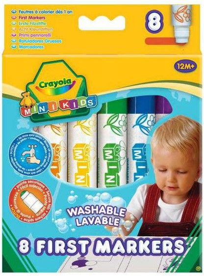 Flomasteriai Crayola, vienpusiai, 8 vnt.