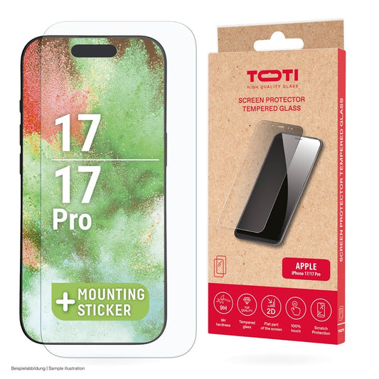 STIKLIUKAS TEL 2D IPHONE 17/17 PRO MAX