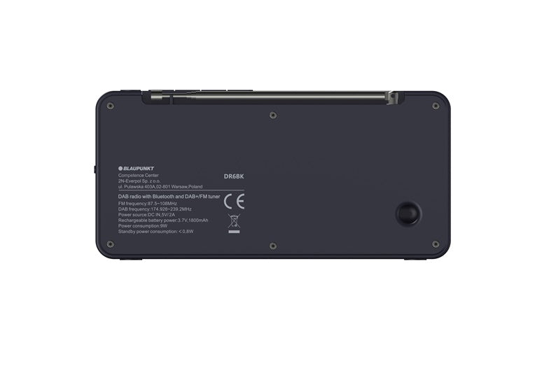 RADIO BLAUPUNKT DR6BK DAB+/FM CZARNE