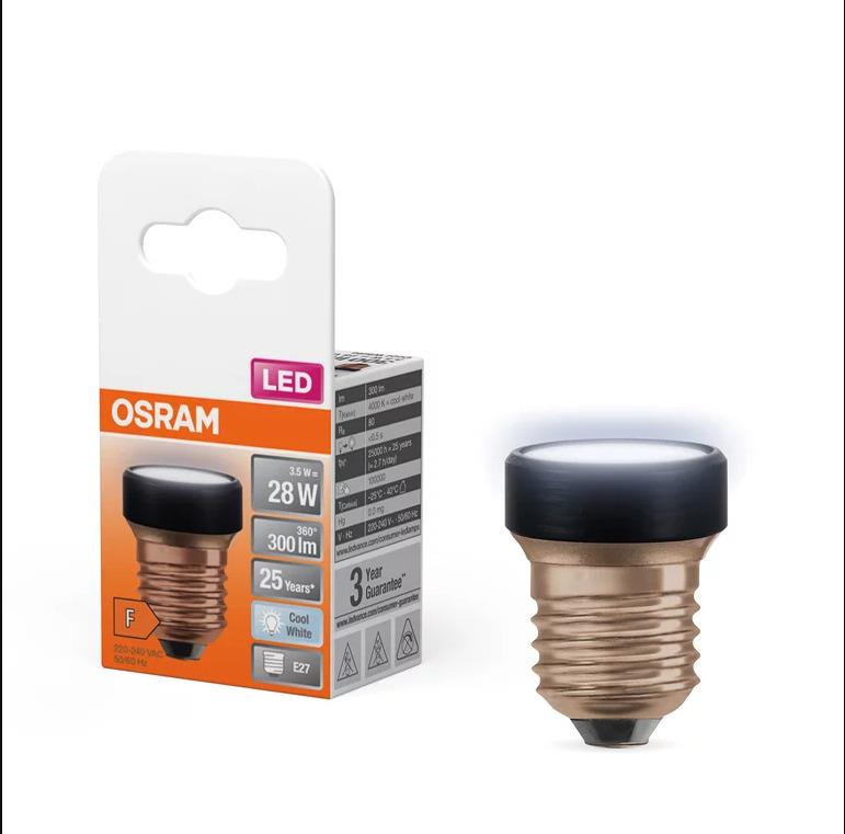Osram LED bulb, E27, 3.5W, 300lm, 4000K, flat