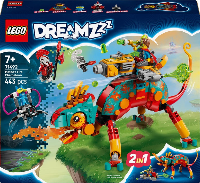 LEGO® DREAMZzz Mateo's Fire Chameleon 71492