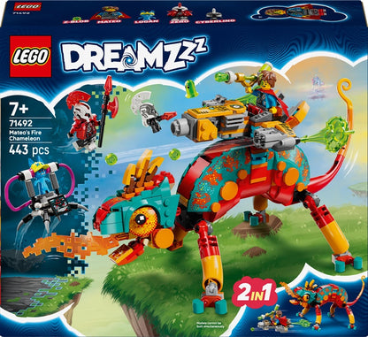 LEGO® DREAMZzz Mateo's Fire Chameleon 71492