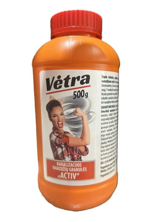 Drain cleaner Vėtra Activ, 500 g