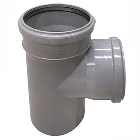 Wavin Internal Drainage Tee, Ø 110 / 110 mm, 88°