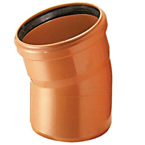 Wavin outdoor sewage elbow, Ø 110 mm, 15°