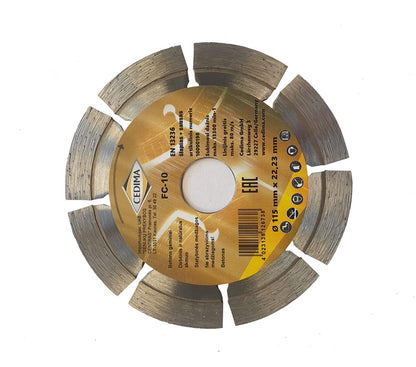 Tarcza diamentowa Cedima 115x22,23x1.6/1.9mm FC-10