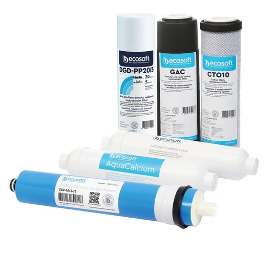 Ecosoft AquaCalcium 10" filter cartridge set