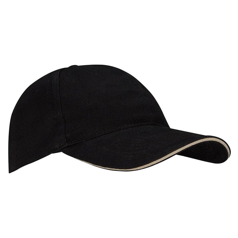 CAP WITH VISOR BLACK 23CB-ZWA
