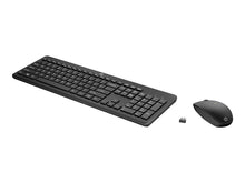 Комплект из клавиатуры и мыши HP HP 230 WL EN, черный