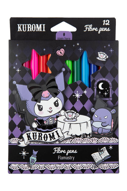Flomasteriai, Kuromi vienpusiai, 12 vnt.