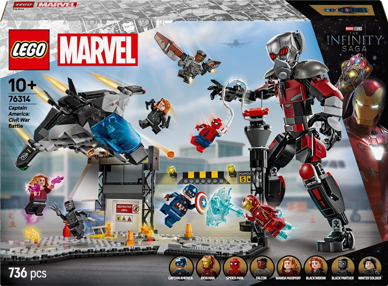 WITH LEGO CAPTAIN AMERICA CIVIL WAR 76314