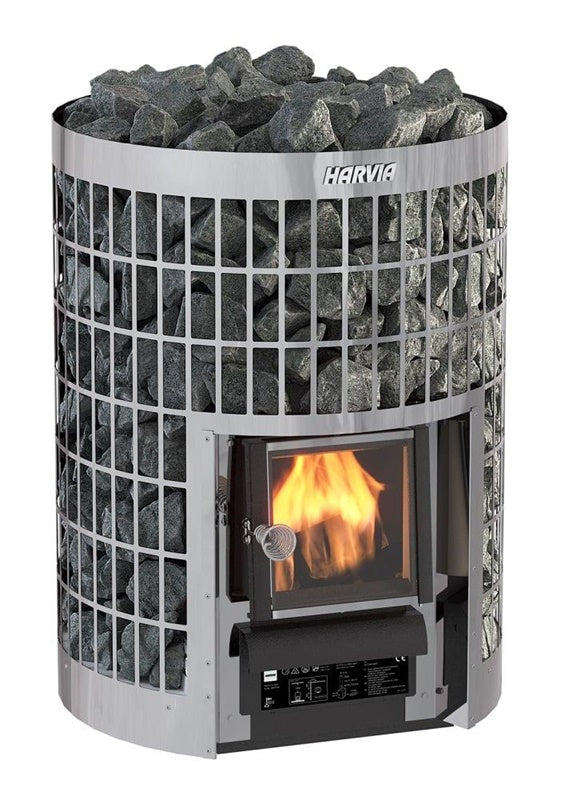 Kietojo kuro pirties krosnelė Harvia Cilindro 16, 16 kW