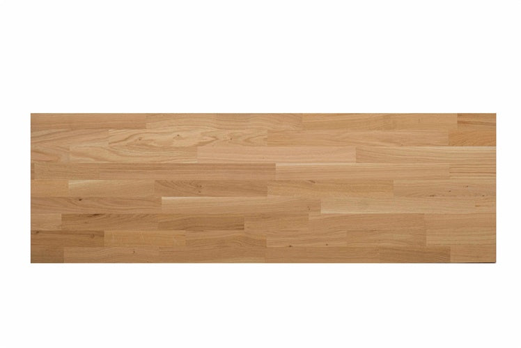 Oak board, glued, finger-jointed, planed, 100x60x2 cm