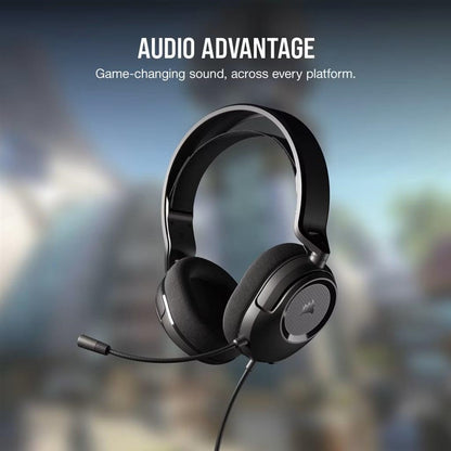 Przewodowe słuchawki gamingowe Corsair HS35 SURROUND v2, czarne