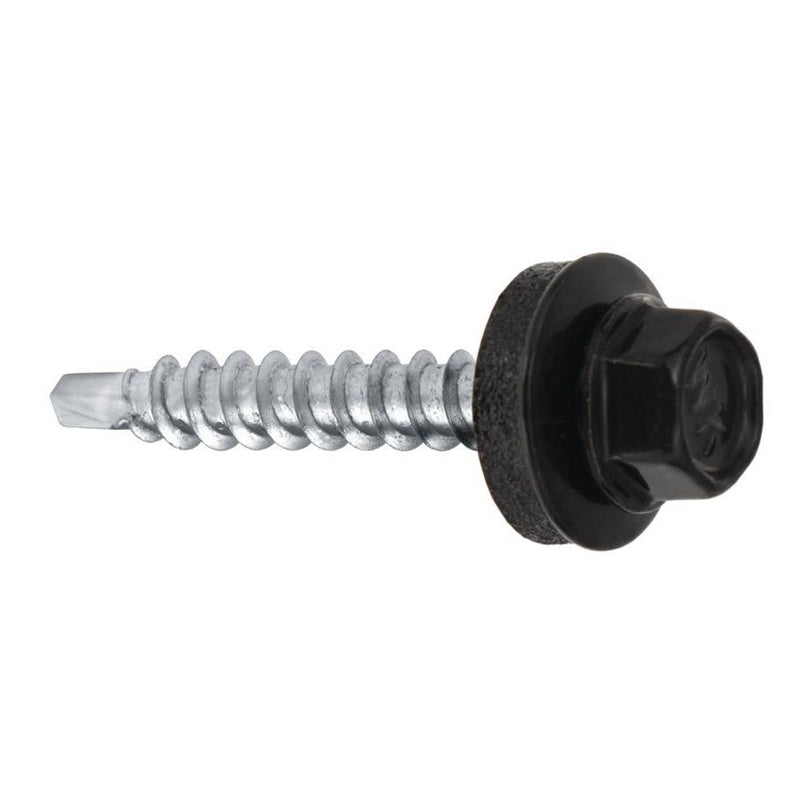 Self-tapping screws WFD, RAL9005, 4.8 x 80 mm, 100 pcs.